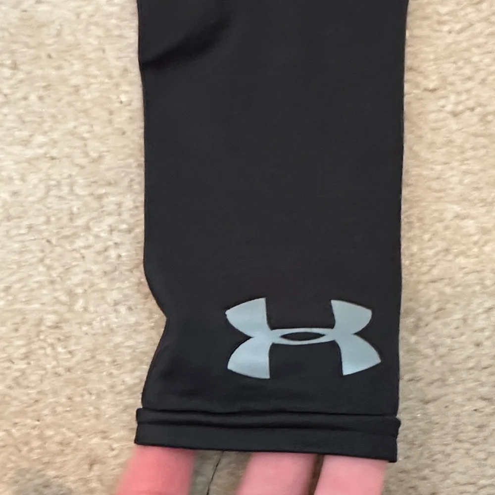 Under Armour Black Padded Compression Arm Sleeve for Kids